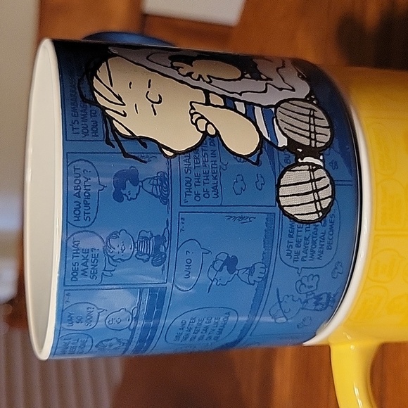 Peanuts Comic Strip Linus & Lucy Stackable Coffee Mugs - Picture 4 of 10